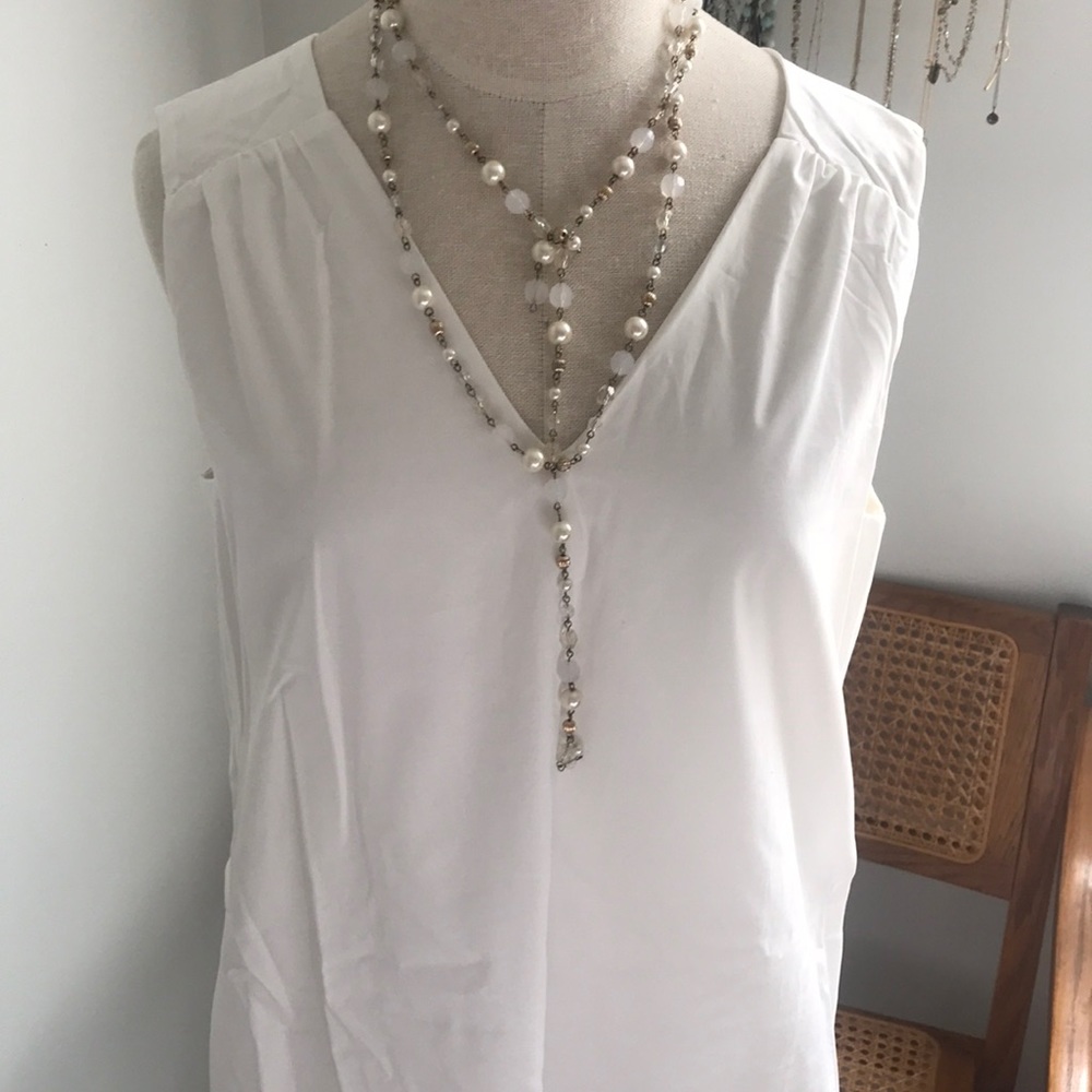 Boutique LoveRiche White Shift Cocktail Dress